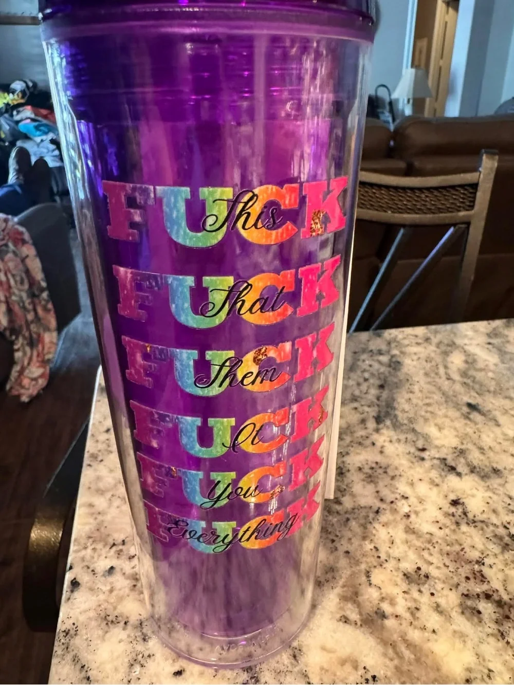 Hand Crafted vibrant purple